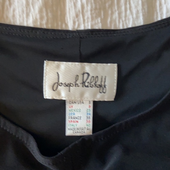 Joseph Ribkoff mid-length black dress - Picture 4 of 6